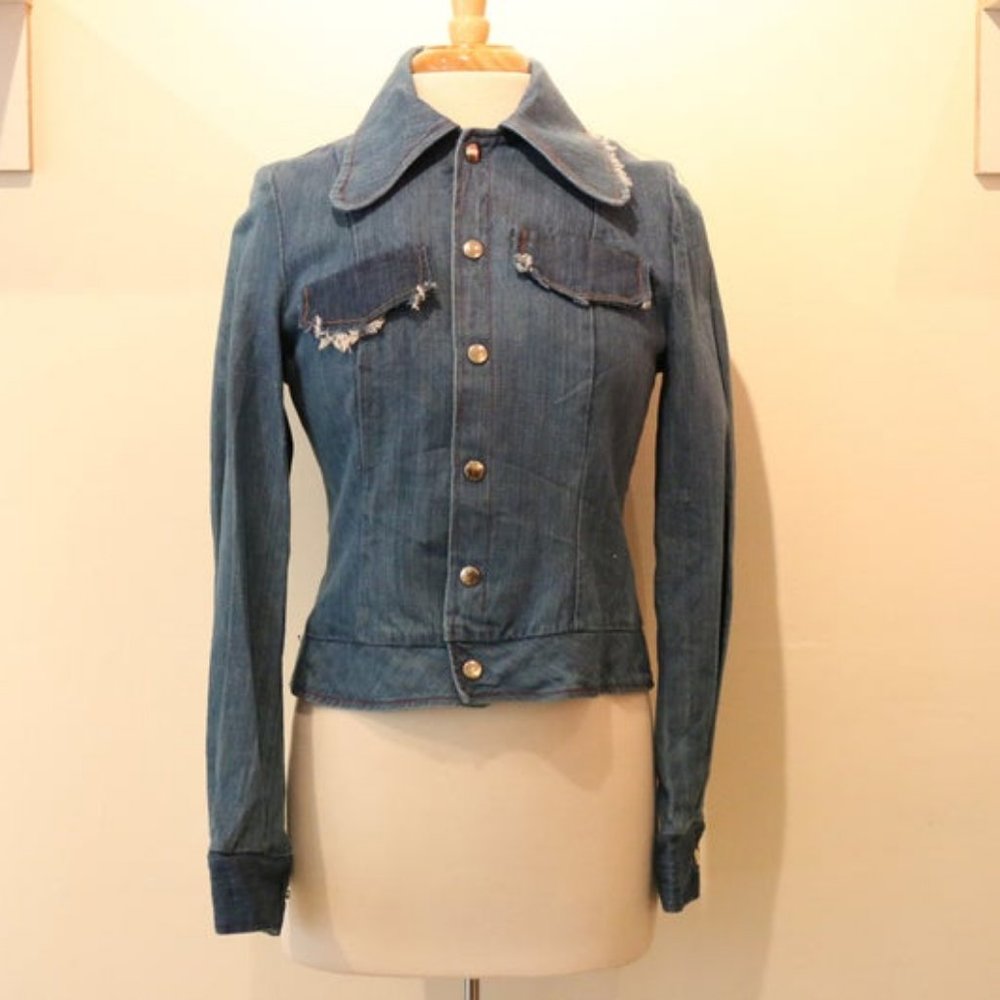 Distressed Denim Jacket